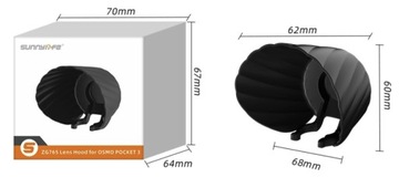 Защитный козырек для камеры от солнца для DJI Osmo Pocket 3