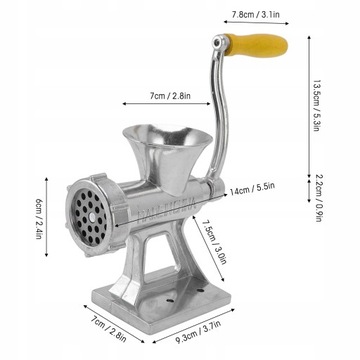 МЯСОРУБКА РУЧНАЯ НАПОЛНИТЕЛЬНАЯ
