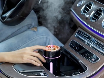 Автомобильный увлажнитель воздуха, диффузор + 7 USB-фильтров RGB для автомобиля