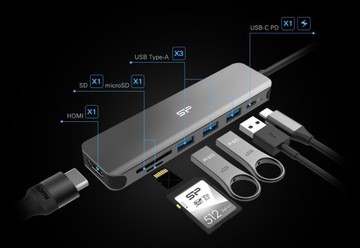 Boost SU20 USB/USB-C/HDMI/SD/Микро-док-станция
