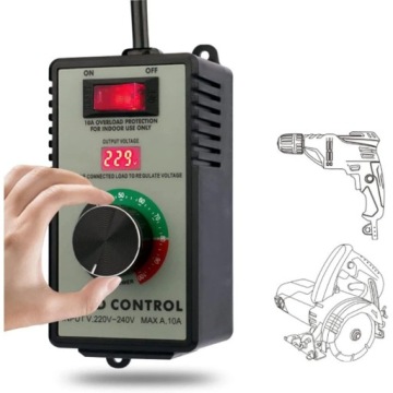 REGULATOR PRĘDKOŚCI SILNIKA AC 4000W Z WYŚWIETLACZEM LED