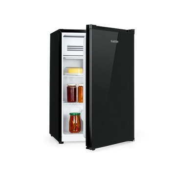 MAŁA LODÓWKA MINIBAR MINI CHŁODZIARKA Z ZAMRAŻALNIKIEM 75L 47,5CM CZARNA