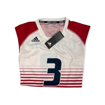 Красная футболка USAV HP 3 Adidas VOLLEYBALL S