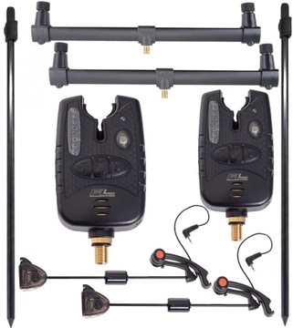 ZESTAW 2xPODPÓRKA 60/115 CM+2xSYGNALIZATOR 8 DIOD LED+ 2xSWINGER+2xBUZZBAR