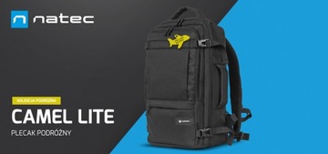 Рюкзак для ноутбука NATEC Camel Lite, черный, 15,6 дюйма, 19 л