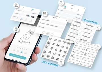 Приложение Bluetooth для портативного принтера этикеток MakeID L1