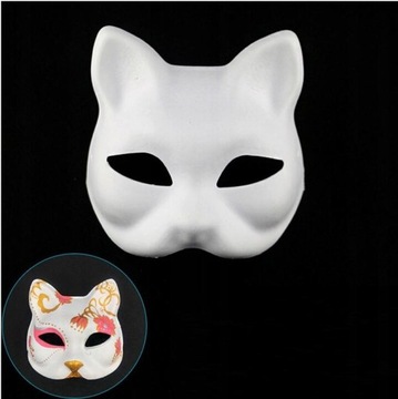 10 × Терианская маска для лица кошки на Хэллоуин своими руками