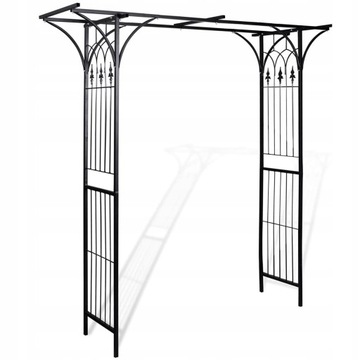 Pergola metal VidaXL łuk 204 cm