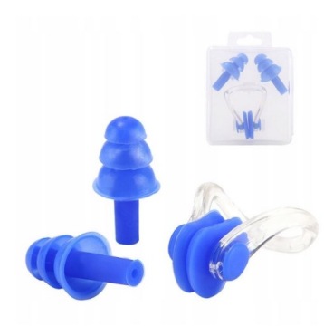 ZATYCZKI DO NOSA I USZU na basen STOPERY KLIPSY