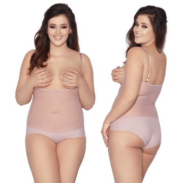 Mitex Glam Body wyszczuplające pudrowy róż 5XL