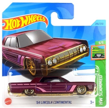 HOT WHEELS MODEL METALOWY '64 LINCOLN CONTINENTAL HW SLAMMED 5/5 246/250