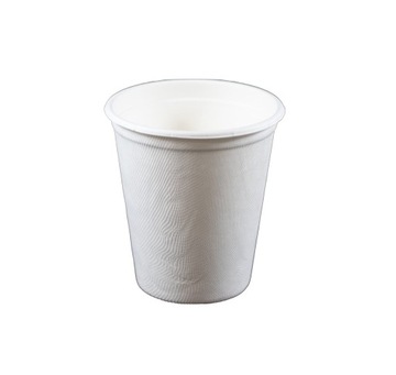Kubki ekologiczne jednorazowe białe z pulpy trzciny cukrowej 300ml 50 sztuk