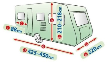 Крышка для мобильного гаража 450er 450er Trailer 4 слоя