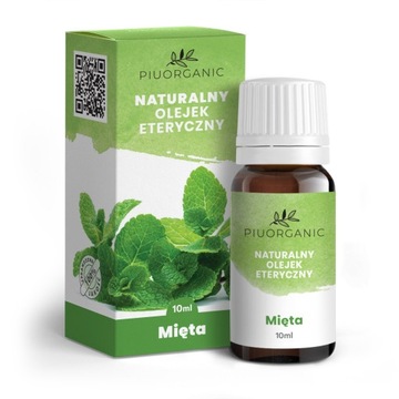 NATURALNY 100% OLEJEK ETERYCZNY MIĘTA PIUORGANIC