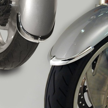 Zakończenia błotnika przód chrom metal Honda VTX1300 C VTX Custom N7009