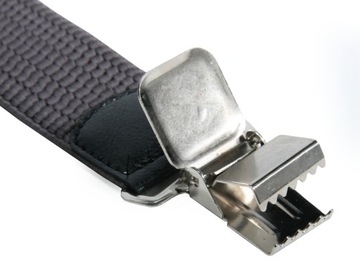 МУЖСКАЯ ДВОЙНАЯ РЕМНЯ - СЕРАЯ, КОРОБКА - 4 СМ