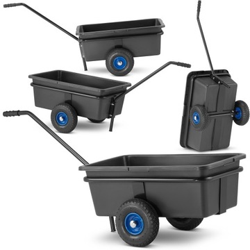 WÓZEK TRANSPORTOWY NA KASTRĘ KALFAS HIGHER 140 L / 200 kg KASTRA BUDOWLANA