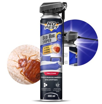 ŚRODEK SNIPER PREPARAT NA PLUSKWY DOMOWE NO PEST SPRAY PRZECIW PLUSKWOM