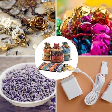 МАЛЕНЬКАЯ СУМКА ИЗ ХЛОПКОВОГО ЛЬНА 14х10см НА ШНУРЕ x20 шт.