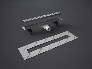 Линейный слив SLIM 75 см Решетка RADAWAY Basic