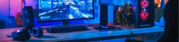 КОНДЕНСАТОРНЫЙ МИКРОФОН ДЛЯ ПК, USB-СВЕТОДИОД RGB ДЛЯ ИГРОВОГО ЮТУБЕР-СТРИМЕРА
