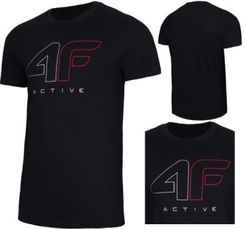 KOSZULKA MĘSKA 4F T-SHIRT BAWEŁNIANY PODKOSZULEK SPORTOWY CO DZIEŃ 3960 L