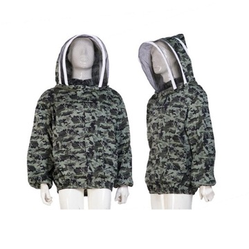 Куртка для пчеловодства с фехтовальной вуалью и премиальным капюшоном