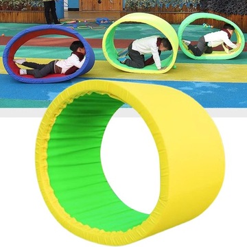 Круг для ползания, оборудование для сенсорного обучения, игровой реквизит, интерактивный желтый цвет.