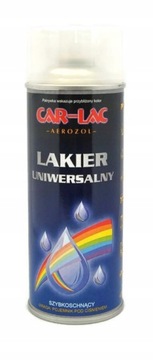 CAR LAK BEZBARWNY POŁYSK LAKIER FARBA SPRAY 400ML