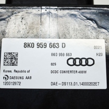 8K0959663D JINÉ MODUL 1.6 TDI 77 2014 AUDI A1 SPORTBACK (8XA 8XF)