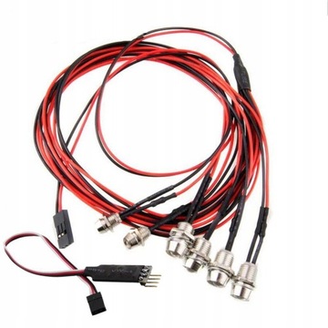 6 RC Car LED panelem zdalnego