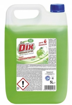 Płyn/ Żel do naczyń dix 5L o zapachu jabłkowym