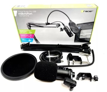 ZESTAW Z MIKROFONEM TRACER STUDIO PRO USB