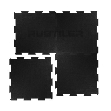 Коврик для оборудования Rubtiler 49 см x 49 см, черный