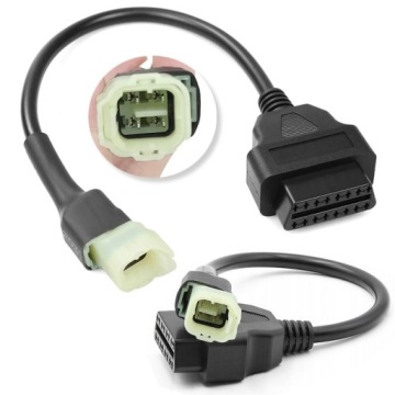 Набор из 15 OBD 2 АДАПТЕРОВ ДЛЯ МОТОРЦИКЛОВ ДИАГНОСТИКА Коррекция ошибок считывания