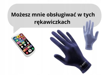 MĘSKIE RĘKAWICZKI Z FUNKCJĄ OBSŁUGI EKRANÓW DOTYKOWYCH ROZM M