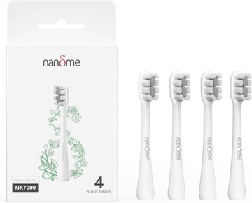 Nandme NH7004 Насадки для зубных щеток Nandme NX7000 — 4 шт. Белый