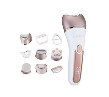 Depilator Beautifly Beauty Silky 6W1 masażer, golaka dla kobiet, pilnik