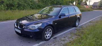 BMW Seria 5 E60 Sedan 2.5 525i 218KM 2006 BMW 5 E61 525i 218KM AUTOMAT Rude Skóry Komforty Xenon Nawigacja Zadbana, zdjęcie 1