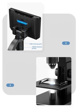 Цифровой микроскоп с ЖК-дисплеем 2000x + 10LED 1080P 12MPIX
