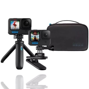 Cestovní sada Stativ Klips Pouzdro Travel Kit pro kamery GoPro 13 12 11 MAX360