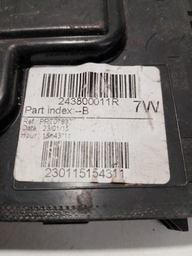 RENAULT MEGANE SCENIC III MODUL AKUMULÁTORU 243800011R