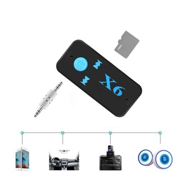 ЗВУКОВОЙ ПРИЕМНИК BLUETOOTH АДАПТЕР AUX MINI-JACK