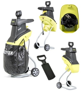 ЭЛЕКТРИЧЕСКИЙ ИЗМЕЛЬЧИТЕЛЬ ВЕТКИ ИЗМЕЛЬЧИТЕЛЬ TURBO XXL PREMIUM 45 ММ КОРЗИНА