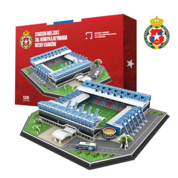 Fotbalový stadion stadion Wisła Krakov 3D Puzzle 128 dílků