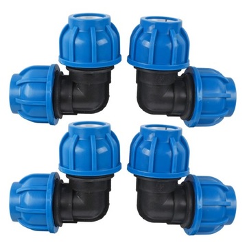4 sztuk PE plastikowe 32mm do 32mm kolanko złącze