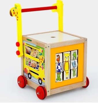 ОГРОМНЫЙ ДЕРЕВЯННЫЙ ОБРАЗОВАТЕЛЬНЫЙ КУБ 7в1 + МУЛА.