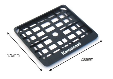 RAMKA TABLICY REJESTRACYJNEJ KAWASAKI PLASTIKOWA