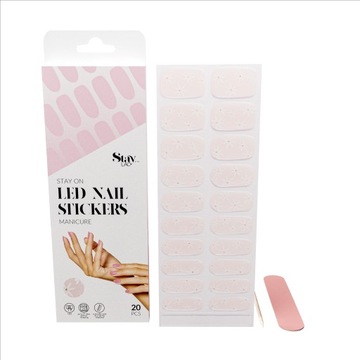 StayLAC Hybryda w naklejce ED NAIL STICKERS StayON Stay Floral