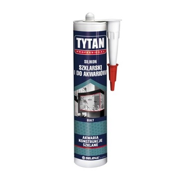 TYTAN Silikon szklarski i do akwariów biały 280ml